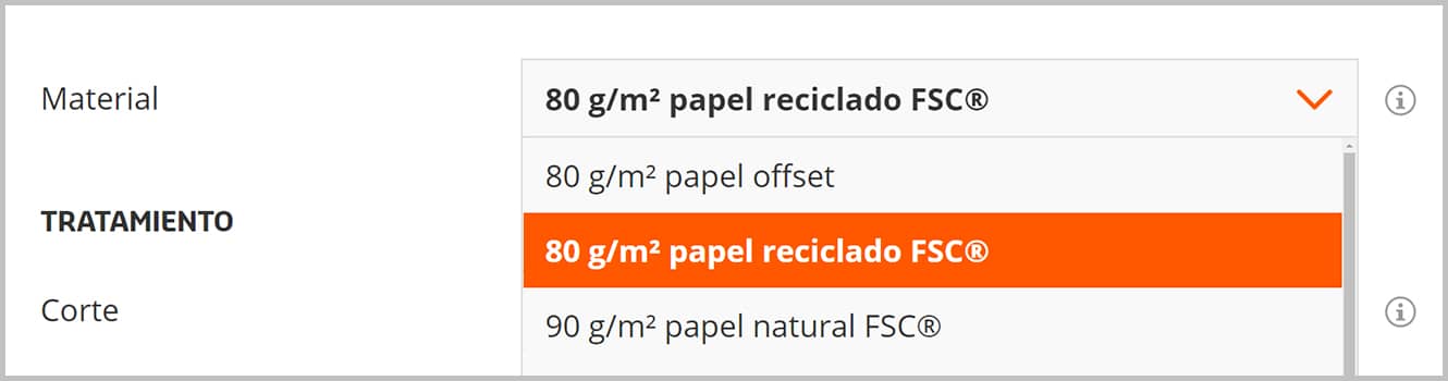 Etiqueta FSC®   Step 1