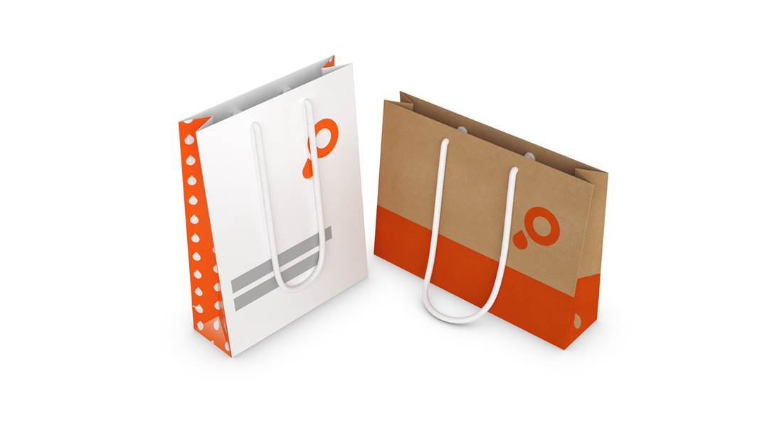 Con asa de cordon (largo de hombro)