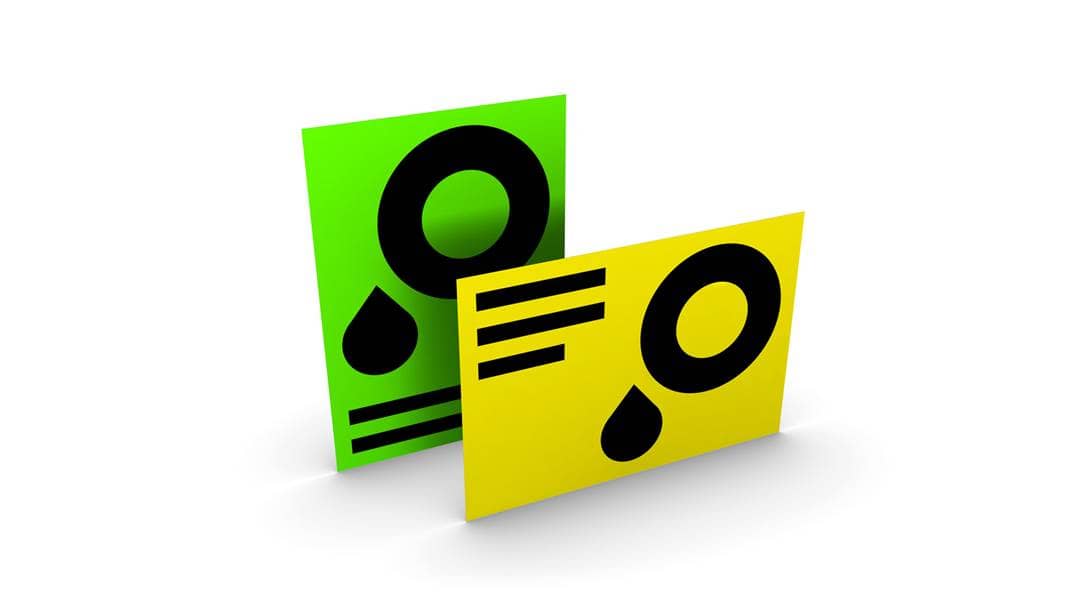 Carteles fluorescentes