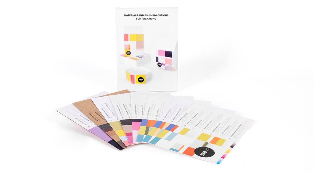 Muestrario de packaging