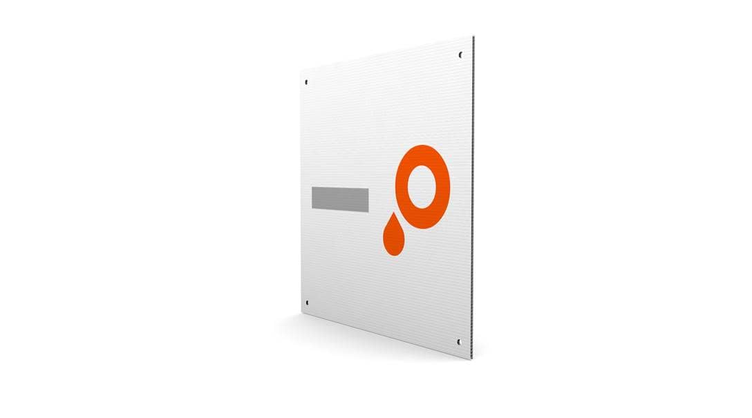 Paneles de plastico corrugado