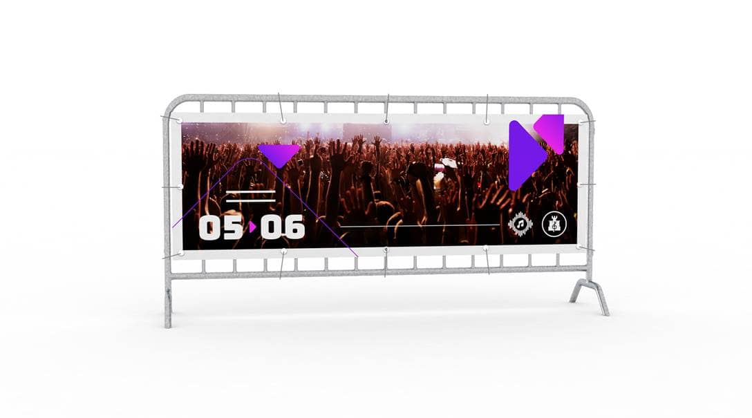 Lonas para vallas de seguridad