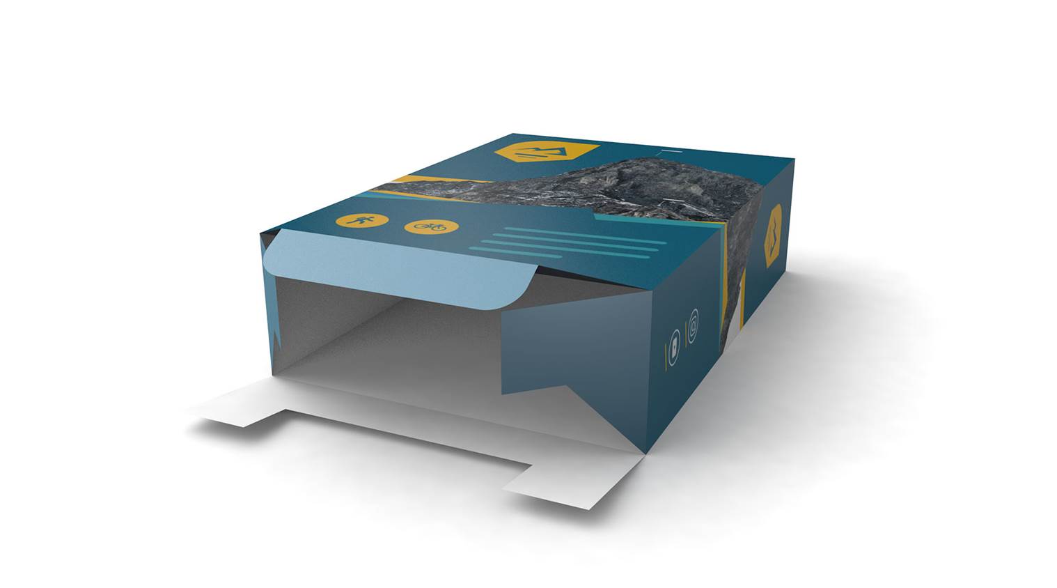 Caja estándar con fondo semiautomático