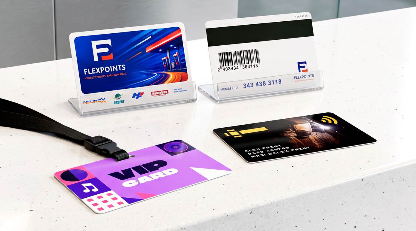 Impresión de tarjetas de plástico