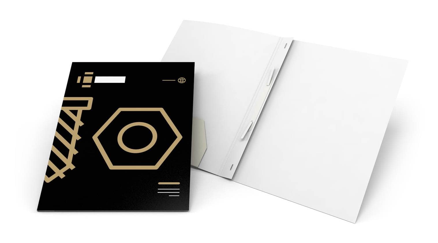 Carpetas con solapa y broche