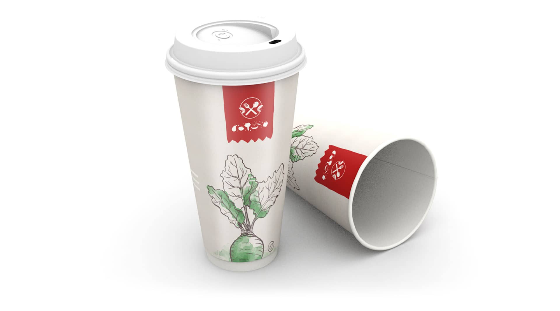 Vaso de cartón (bebidas frías)