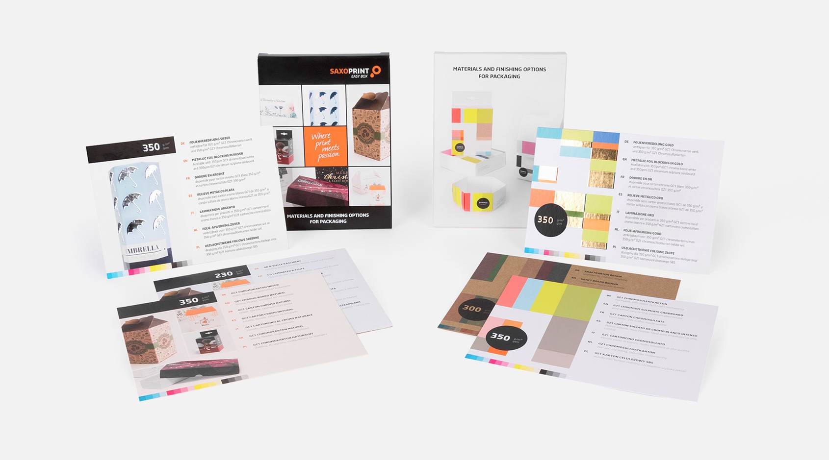 Muestrario de Packaging