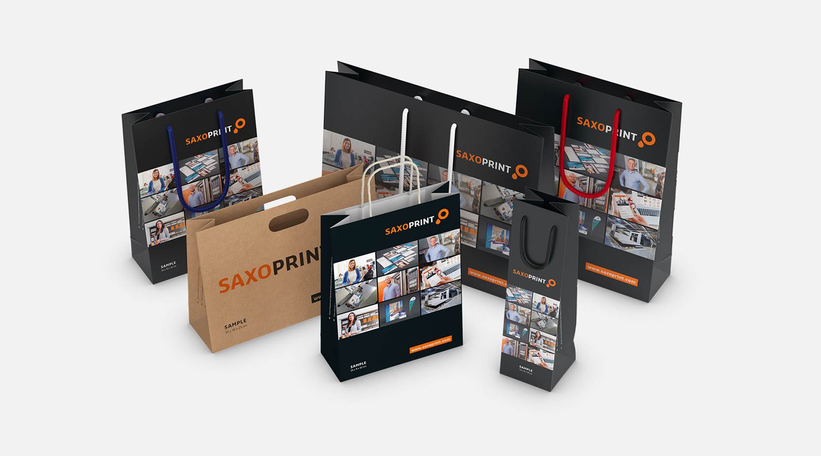 Muestrario de bolsas