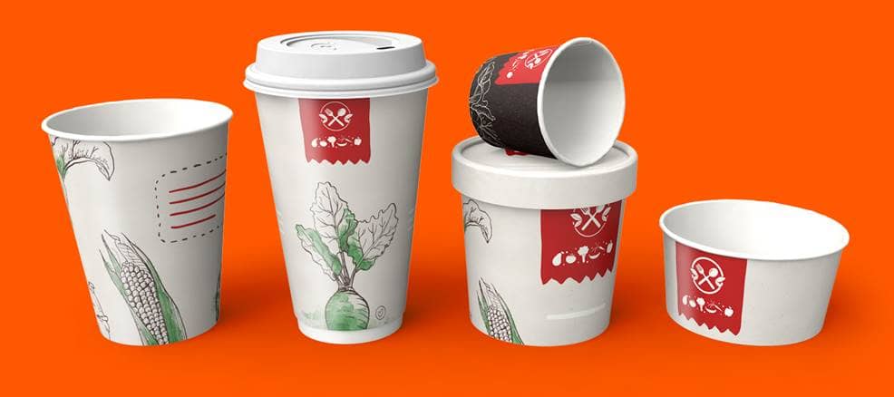 Impresion De Vasos De Carton Hasta 10 000 Unidades Saxoprint