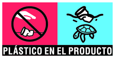 Label: Plástico en el producto